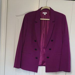 Bar III Fuchsia Faux Double-breasted Women's Jacket XL